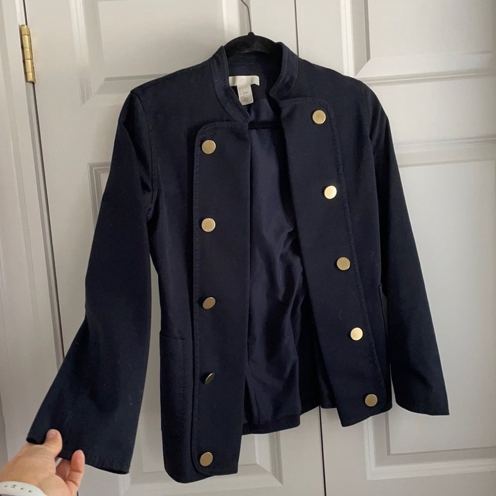 H&M navy blue jacket